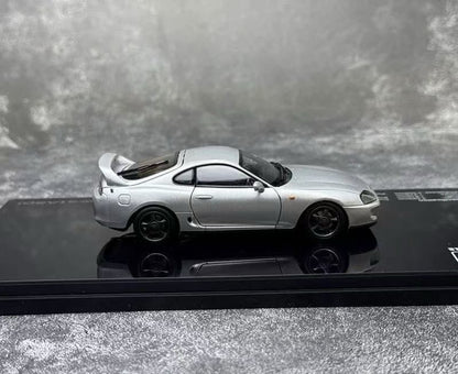 LCD 1:43 Toyota Supra A80 Alloy Fully Open Diecast Car Model Collectible Gifts