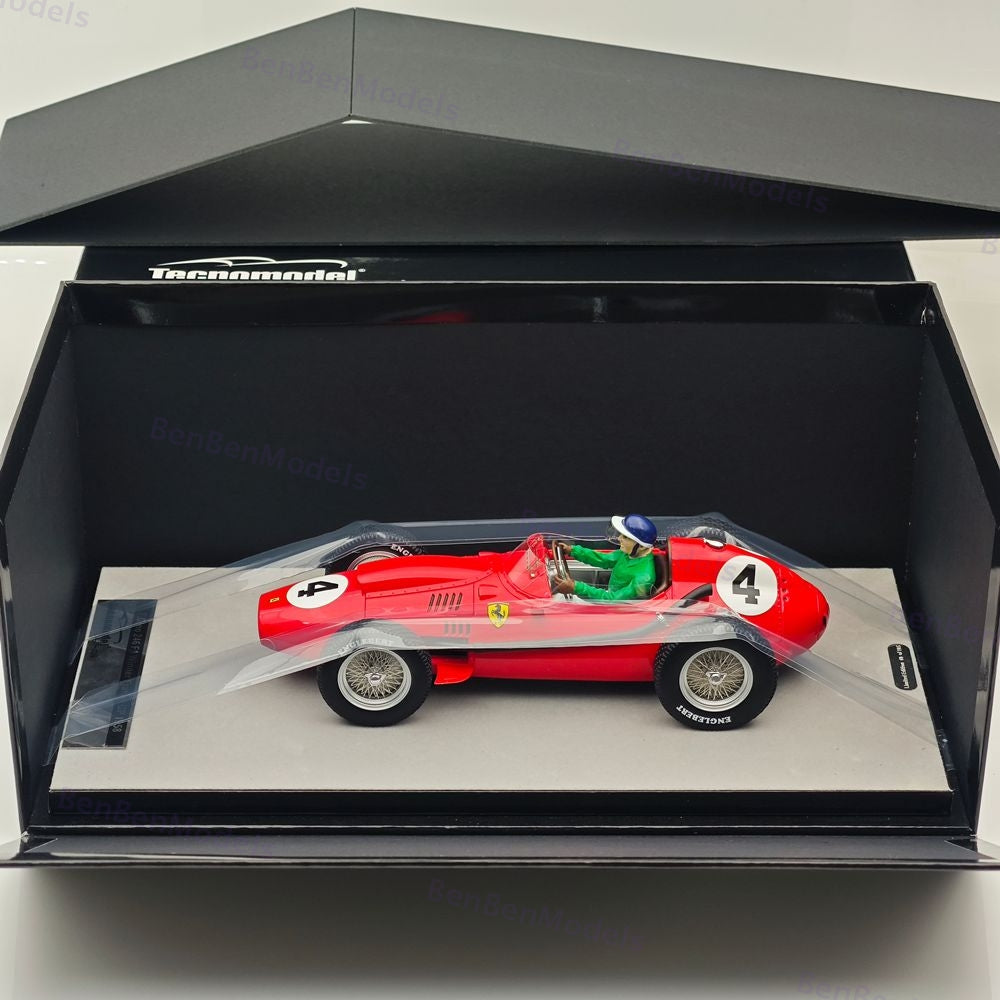 Tecno 1/18 Ferrari Dino 246 F1 Winner France GP 1958 M.Hawthorn #4 TMD18-116C