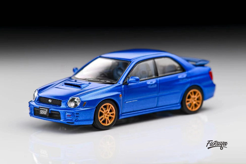 Furuya 1:64 SUBRARU Impreza WRX STi GD/GG Diecast Toys Car Collection Gifts Limited Edition