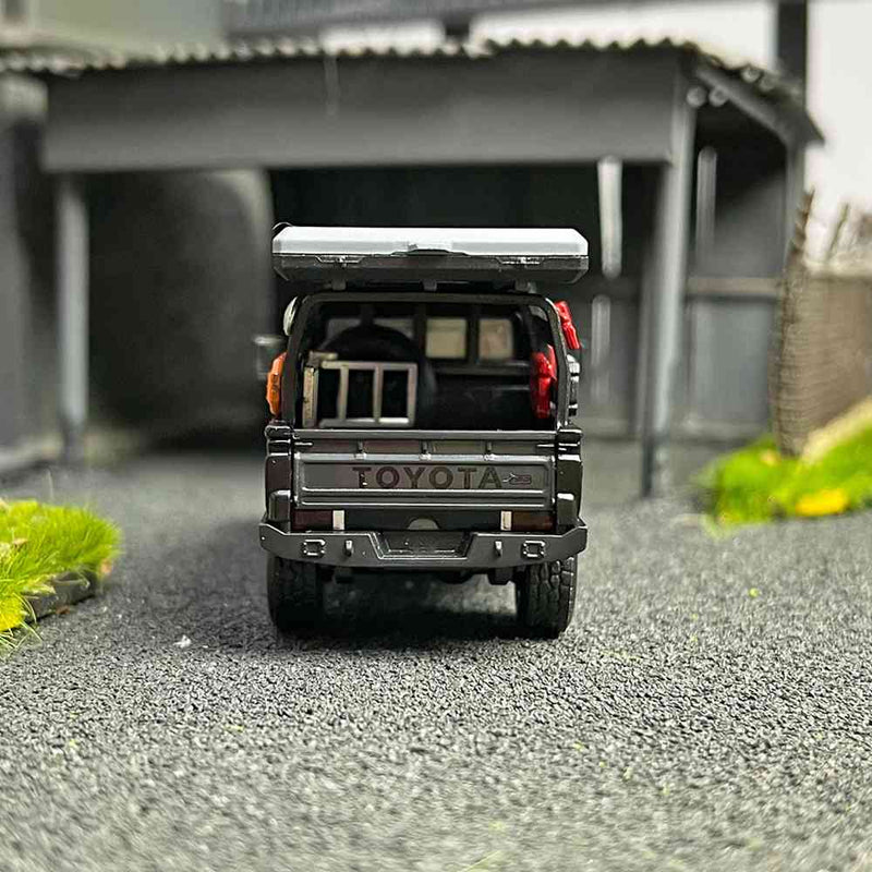 Autobots Models 1/64 TOYOTA LAND CRUISER LC79 Australian Style Modified Time Travel Edition Collection Diecast Toys Car Miniature Hobby Gifts