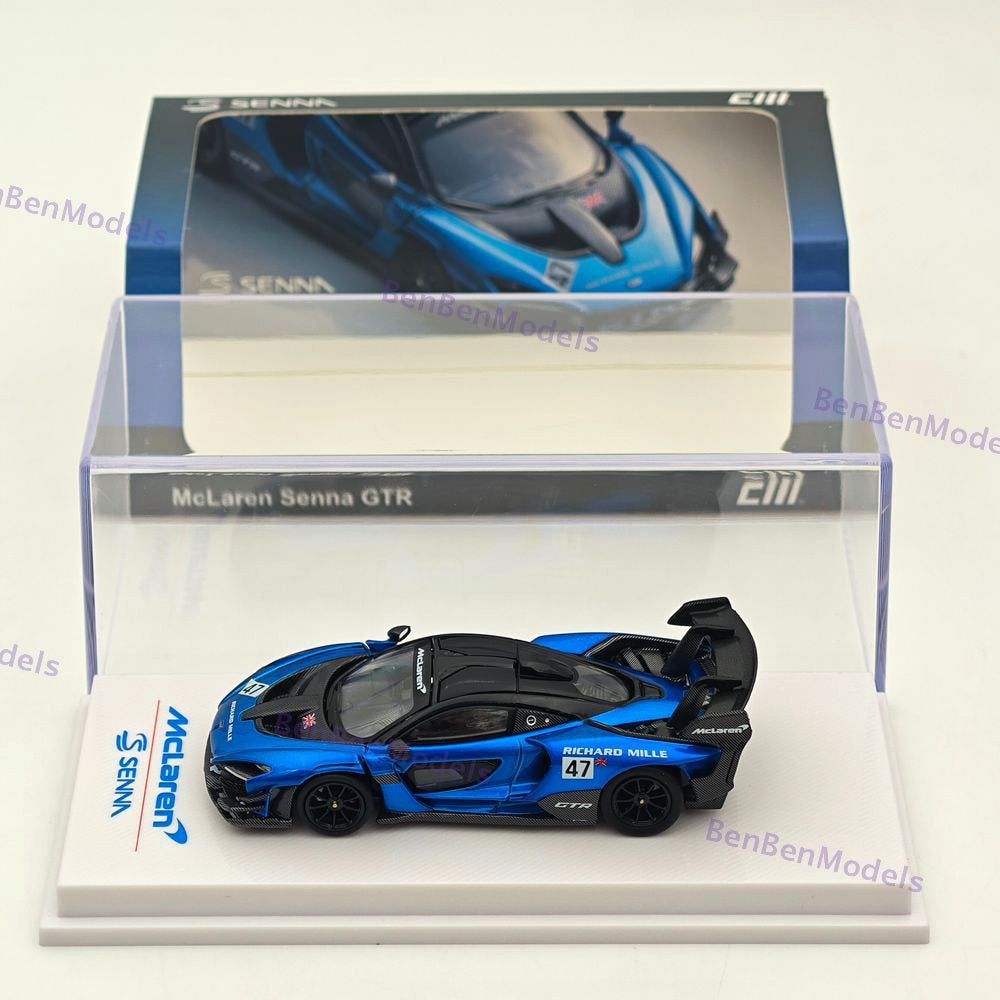 1/64 CM Mclaren Senna GTR Racing Sports Diecast Metal Car Ornaments Supercar