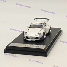 Street WARRIOR SW 1/64 Porsche RWB 993 AGL White Sport Car Diecast Model Car