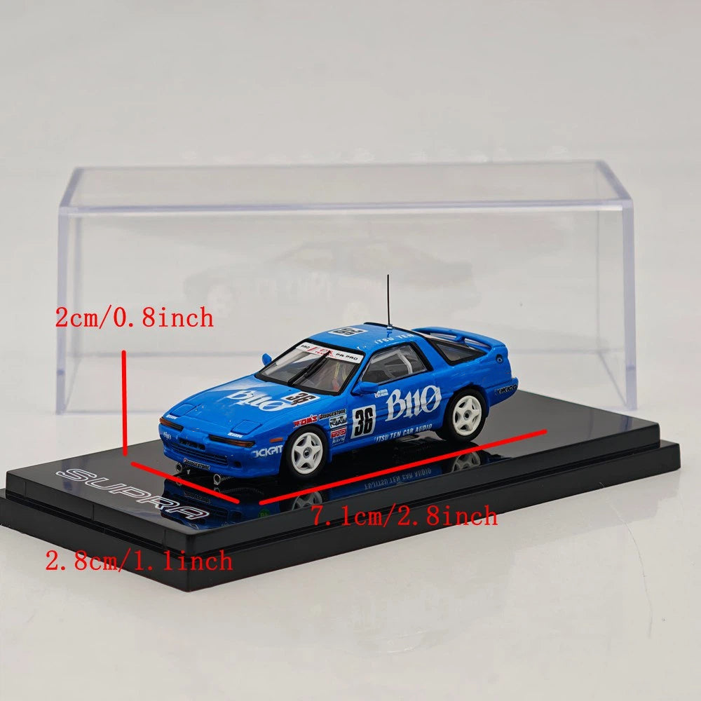 Hobby Japan 1/64 Supra MA70 Turbo Minolta 88 Biyo 89 Fujitsuten TOM'S 90 Diecast
