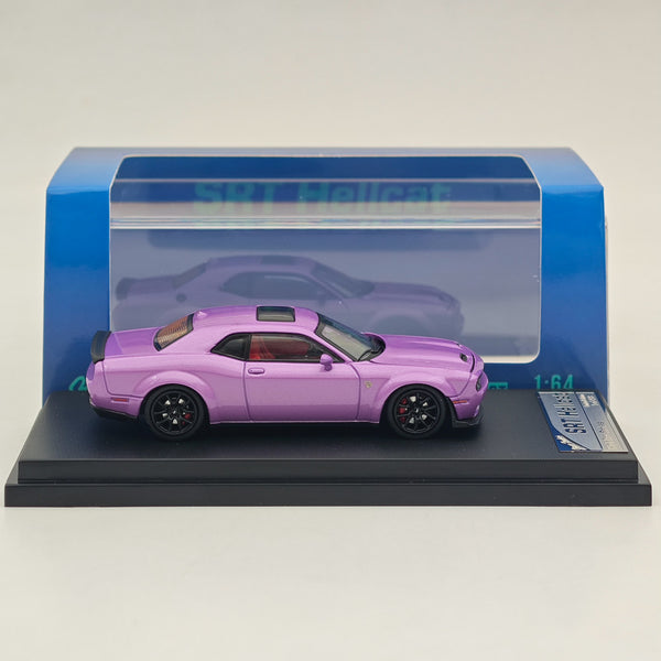 1:64 SH Dodge SRT Hellcat Muscle Sports Diecast Models Car Collection Purple