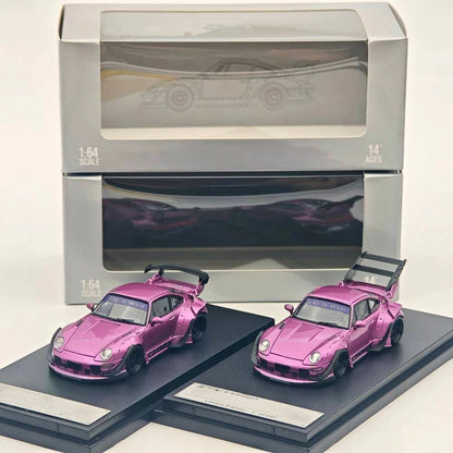1:64 SW 993 Carmen Purple Metallic Limited Collectible alloy car model