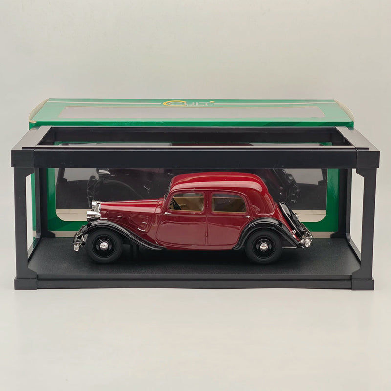 Cult 1/18 Scale Citroen Traction Avant 7CV 1935 Resin Model Car Collection Red