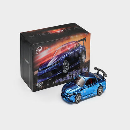 Model Model 1/64 Silvia S15 Vertex APAXPO Foshan Exhibition Edition Limited Diecast Model Car