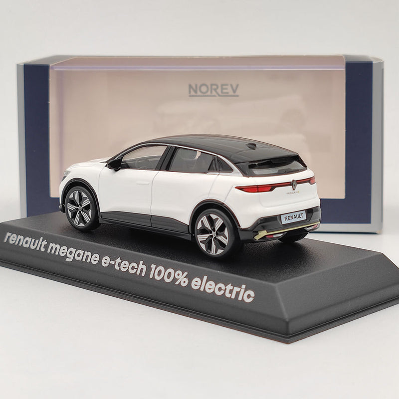 1/43 Norev Renault Megane E-Tech 100% Electric 2022 White Diecast Models Car Toys Gift