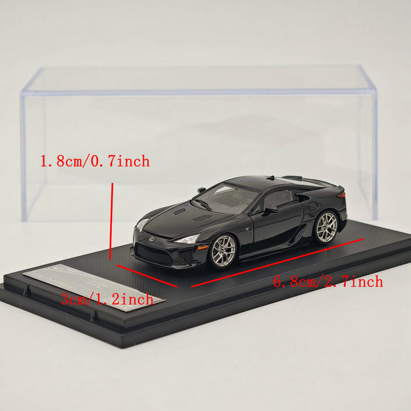 1/64 Stance Hunters Lexus LFA High REV Series Black Resin Model Car Limited 199 Collection Auto Toys Gift