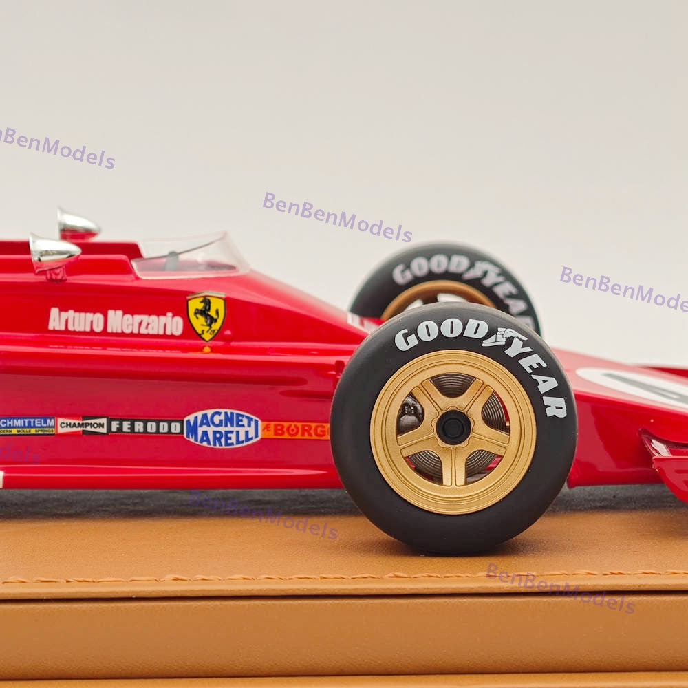1/18 Tecnomodel Ferrari F1 312 B3-73 #4  MONACO GP 1973 ARTURO MERZARIO Red