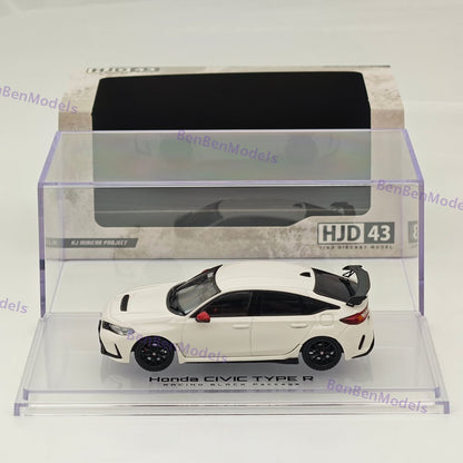 1/43 Hobby Japan HJD43 CIVIC TYPE R (FL5) RACING BLACK Package Genuine Option
