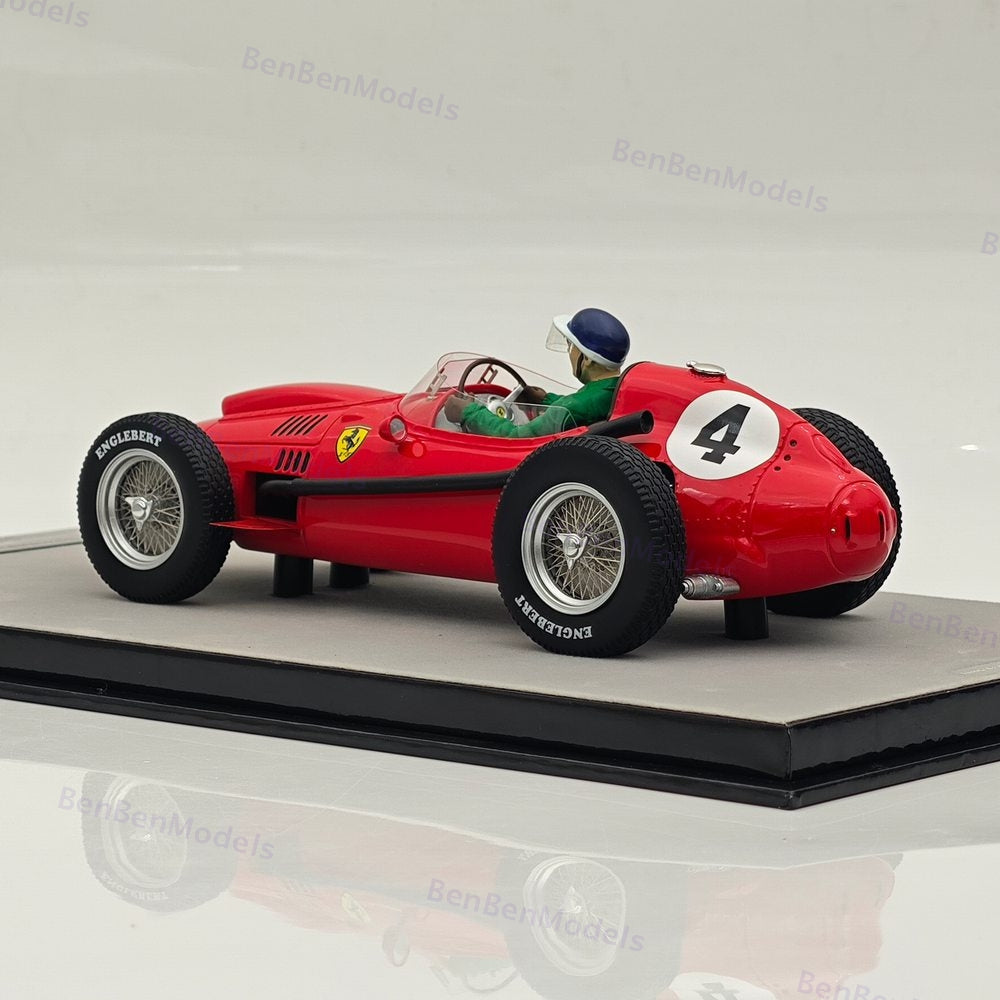 Tecno 1/18 Ferrari Dino 246 F1 Winner France GP 1958 M.Hawthorn #4 TMD18-116C