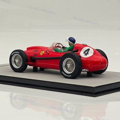 Tecno 1/18 Ferrari Dino 246 F1 Winner France GP 1958 M.Hawthorn #4 TMD18-116C