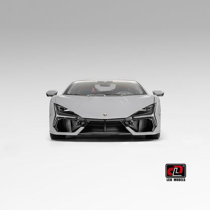 New Revuelto Renaissance Daniel LCD 1:18 Alloy Full Open Simulation Car Model Gray