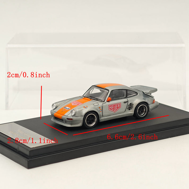 Master 1:64 Reins Porsche 930 Black Bird 2024 HEC Gulf Diecast Toys Car Models Collection Gifts Limited Edition