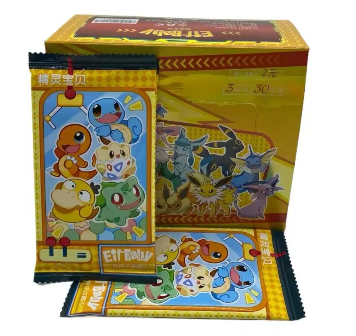 Pokémon Chinese Pocket Baby Eif Elf Booster Box-30 Packs FAST SHIPPING