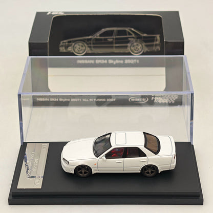 Mortal & OM 1:64 Nissan ER34 uras SKYLINE Miniature Diecast Toys Car Models Hobby Collection Gifts Limited 699