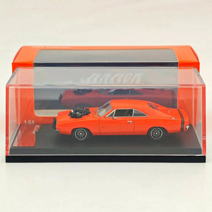Mini Forge 1:64 1969 Charger RT style General Lee / with 1600 HP Twin-Turbo LS Diecast Motor Limited Edition Diecast Model Car