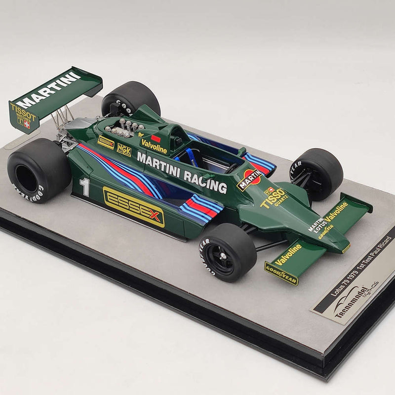 1/18 Tecno Mythos Series Lotus 79 1979 1st Test Paul Ricard TM18-287D Resin Car