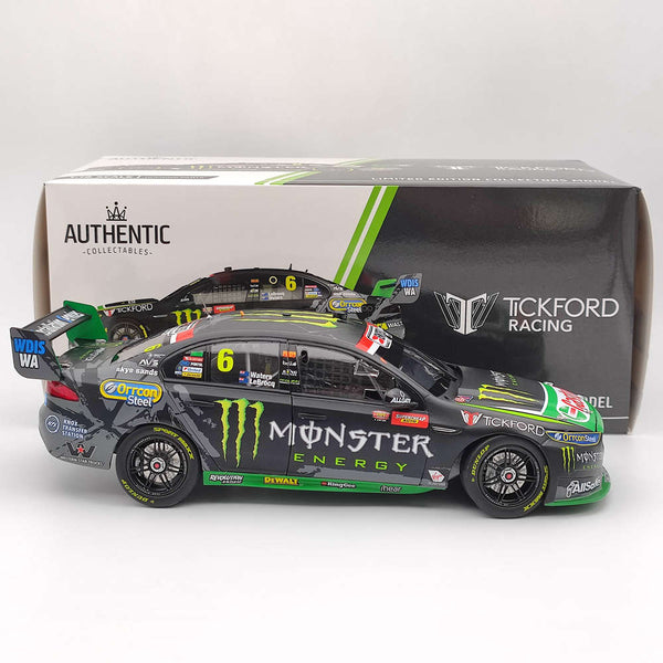 1/18 Authentic TICKFORD RACING #6 FORD FGX FALCON 2016 BATHURST 1000 C.WATERS'S Diecast Models Car Limited Collection Toys Gift