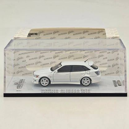 Mortal 1:64 TOYOTA ALTEZZA GITA ELIXIR Trailer Set JDM Alloy Diecast Car Models Collectible Gifts 999 PCS
