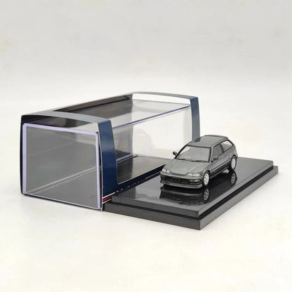 Hobby Japan 1/64 EF9 SiR Ⅱ Customized Version Gray HJ641031CGM Diecast Model Toys Car Collection Gifts