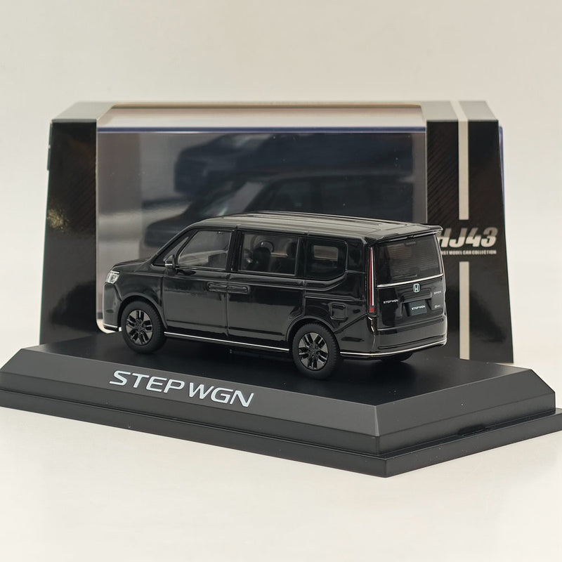 Hobby Japan 1/43 Honda STEP WGN e:HEV SPADA Crystal Black(P) HJ432004BK Diecast