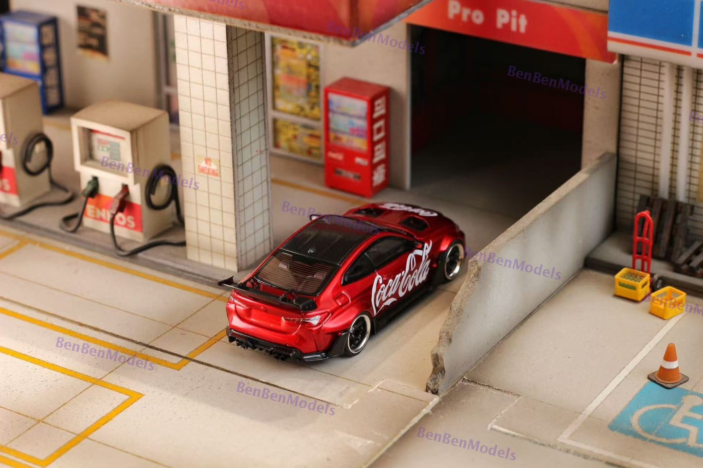 Pre-sale Ghost Player 1:64 BMW G82 M4 Supreme / Coca-Cola Wide-Body Modified