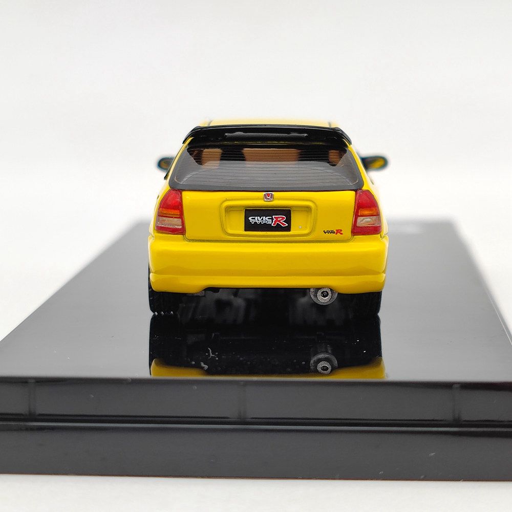 Hobby Japan HJ642016EY 1/64 Honda Civic TYPE R (EK9) With Engine Diecast Display Model Toys Gift