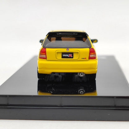 Hobby Japan HJ642016EY 1/64 Honda Civic TYPE R (EK9) With Engine Diecast Display Model Toys Gift