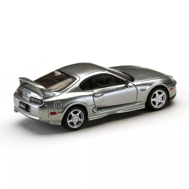 Hobby Japan 1/64 Toyota SUPRA RZ JZA80 GENUINE CUSTOMIZED VER with ActiveSpoiler HJ643042S Diecast Models Car Collection