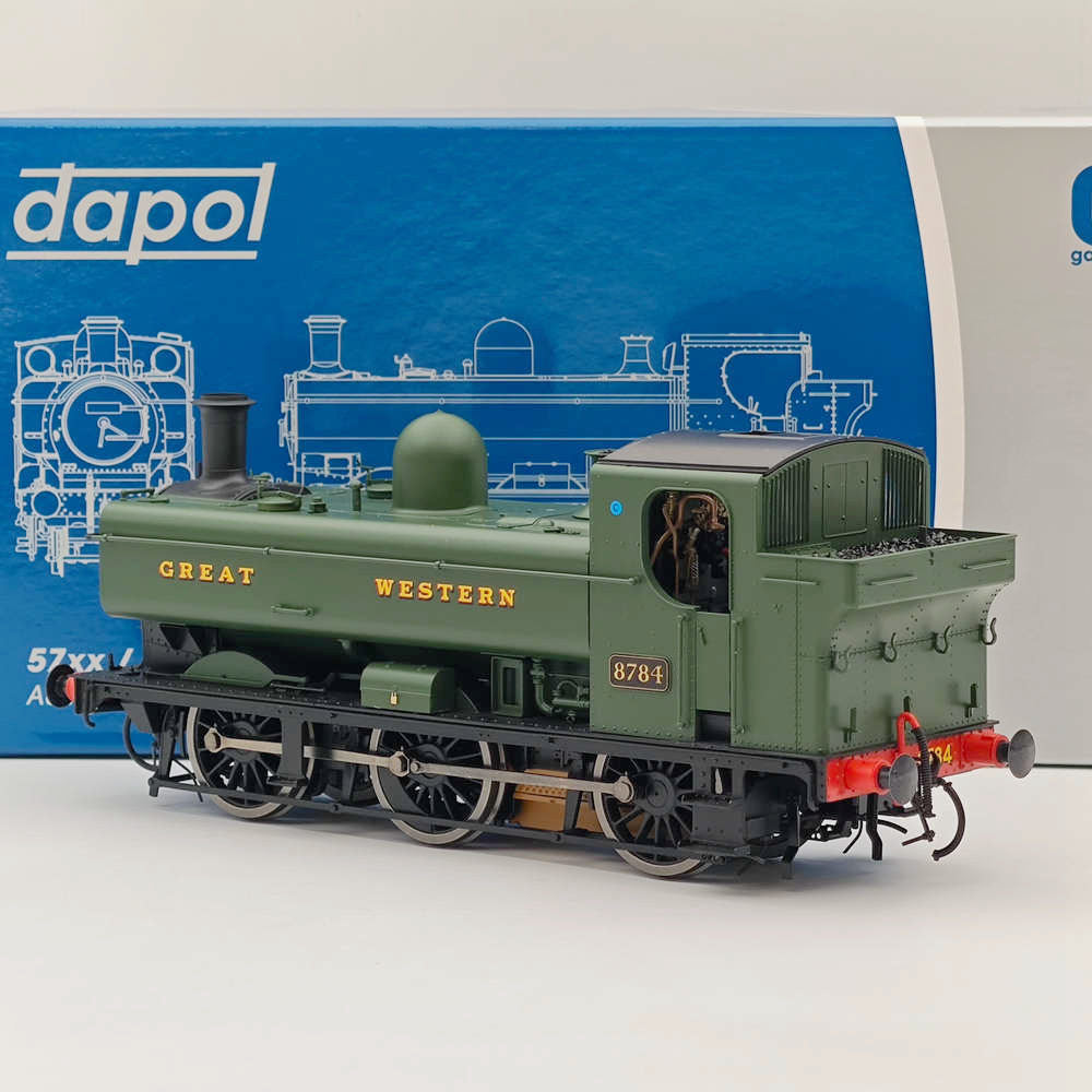 Dapol 7s-007-010 O Gauge Class 57xx Pannier Great Western Green 8784 21DCC