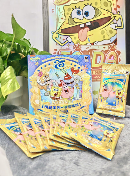 VANLUCK SpongeBob SquarePants 25th Anniversary Undersea Party Trading Cards
