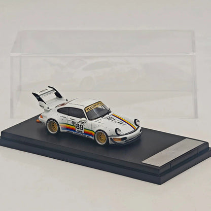 SW 1:64 911 993 Apple #90 #89 Racing Sports Model Alloy Model Car