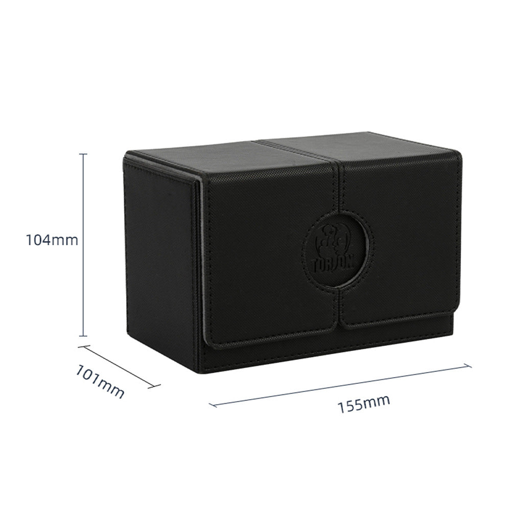 Card Storage Box with Double Sleeves 160+ Yu-Gi-Oh POKEMON PTCG TCG CCG Card Box