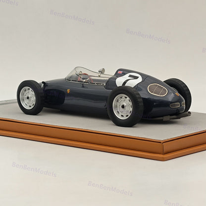 1/18 Tecnomodel Porsche 718 F2 1960 Winner Team Rob Walker XV B.A.R.C #7 Aintree