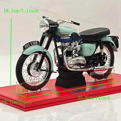 1/6 VMB TRIUMPH BONNEVILLE T120R 1959 Handmade Limited Edition Motorcycle Resin