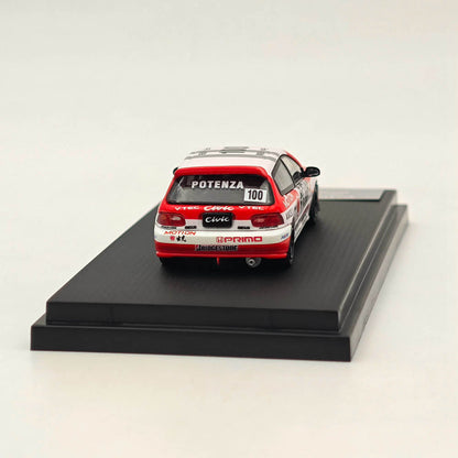 Modèle moulé sous pression 1/64 Street Weapon Honda Civic EG6 revêtement idemitsu Ltd 499 #100 