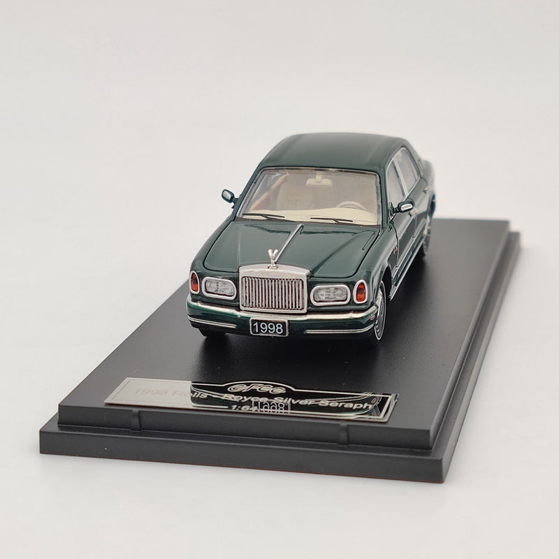 1/64 GFCC Rolls Royce Silver Seraph 1998 Green Diecast Model Car Collection