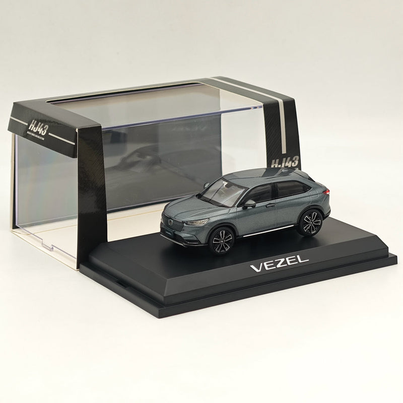 Hobby Japan 1/43 Honda VEZEL e:HEV Z Meteoroid Gray (M) HJ432002GM Diecast Model