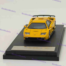 1:64 SH Yellow Diablo GT 1998 Racing Sports Model Diecast Models Car Limited