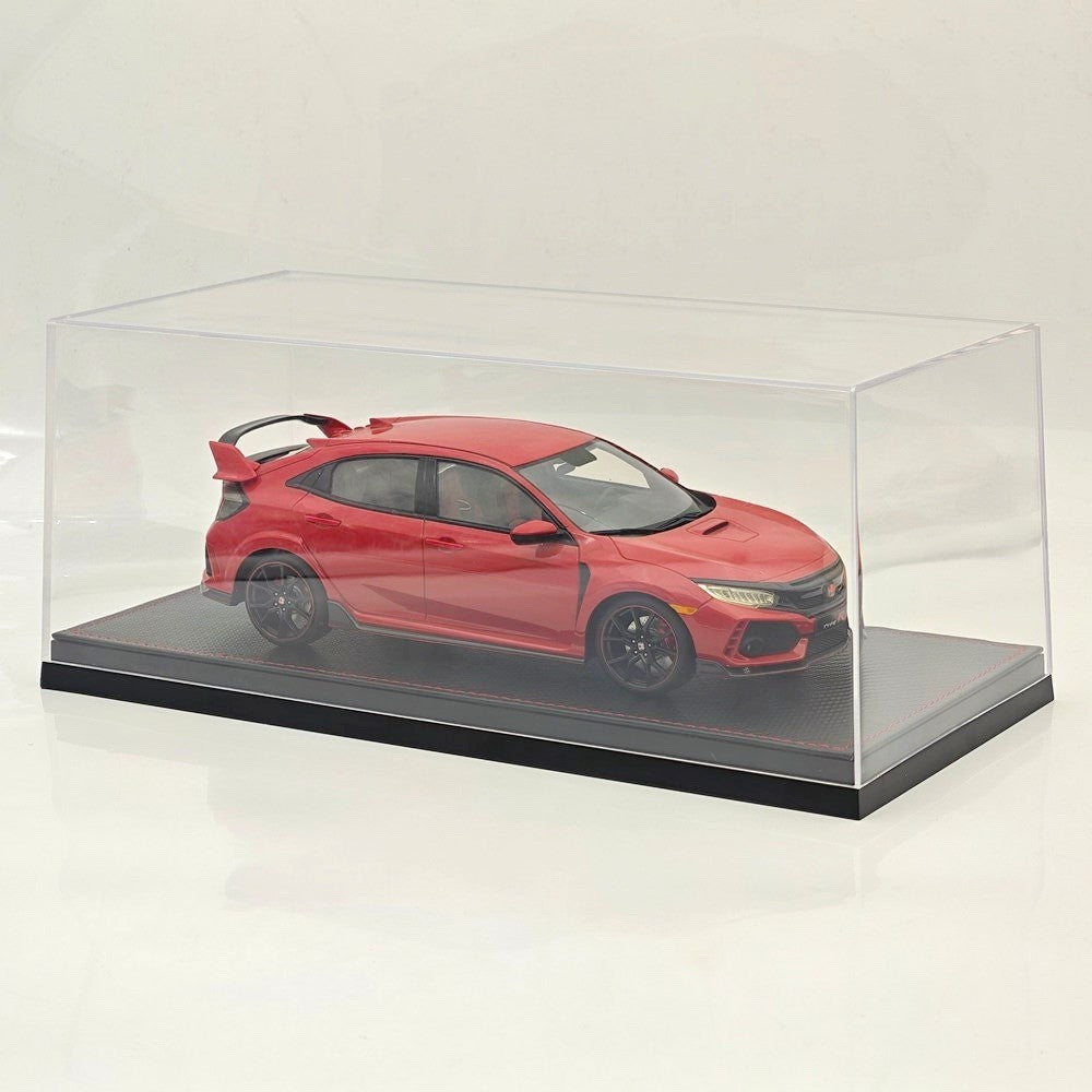 1:18 Acrylic Display Case Carbon Fiber Base Dustproof Collectible Storage Box for GCD VMB Xiaoguang DM Models