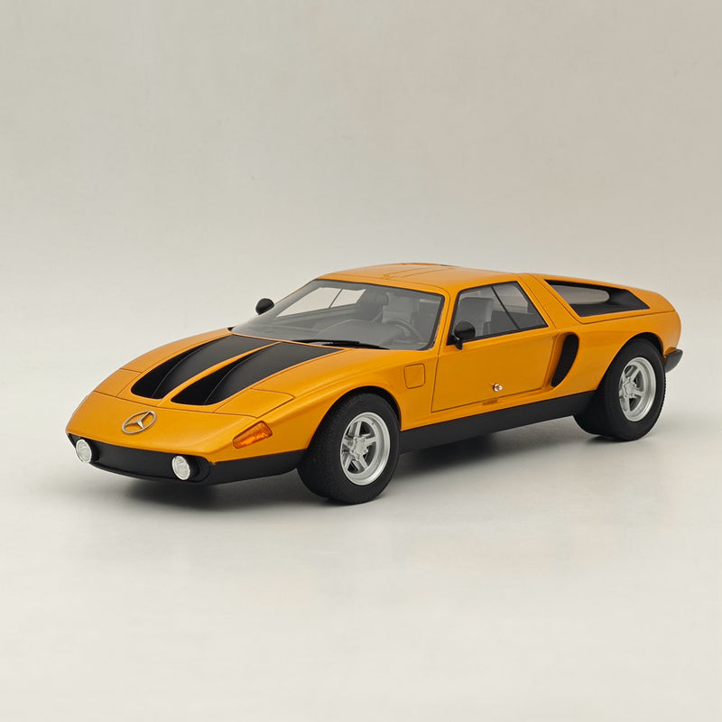 BOS 1:18 1970 Mercedes-Benz C111-2 Orange BOS168 Resin Models Car Collection