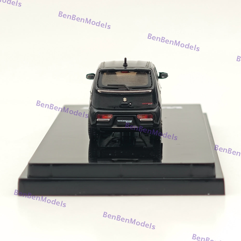 1/64 Hobby Japan SUZUKI ALTO WORKS (HA36S) Bluish Black HJ641070ABK Diecast