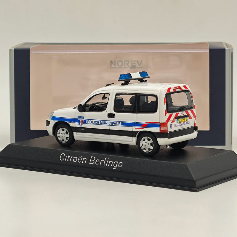 1/43 Norev CITROEN BERLINGO 2007 Police Municipale Diecast Model Cars White