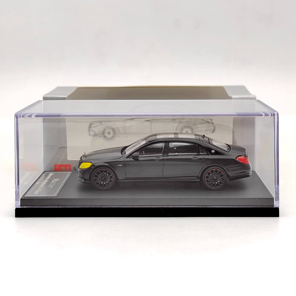 Prévente Master 1/64 Mercedes Benz Maybach Classe S S560 Jouets moulés sous pression Modèles de voitures Collection automatique Cadeau Noir 