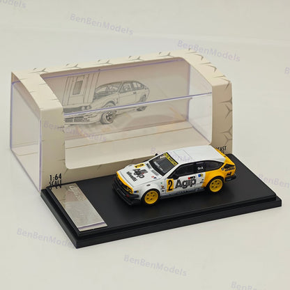1:64 RM #2 GTV6 Widebody Hatchback Sports Model Diecast Metal Car