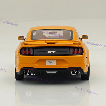 DM 1/18 Scale Replicas Ford Mustang GT 2019 Widebodykit Pack LHD Orange Fury