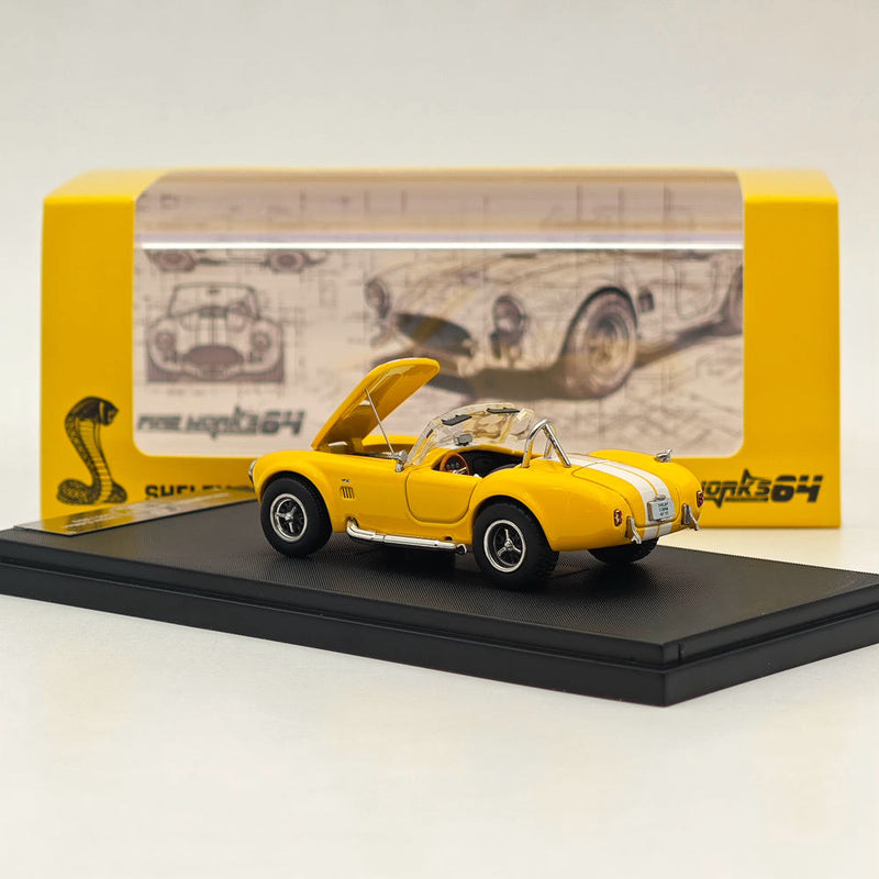 1/64 Fine Works Ford SHELBY COBRA 427S/C Yellow Limit 999pcs Diecast Models Car