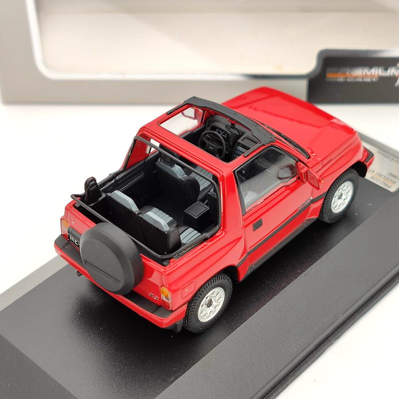 Premium X 1:43 SUZUKI VITARA Convertible 1992 Red PRD329 Diecast Models Car Toys Gift